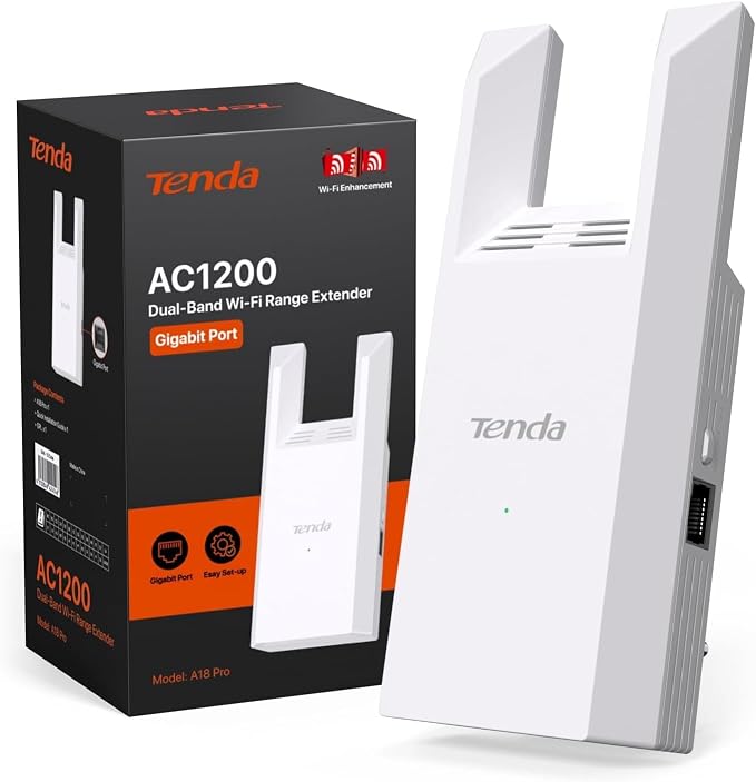 Tenda WiFi Range Extender AC1200 by Tenda