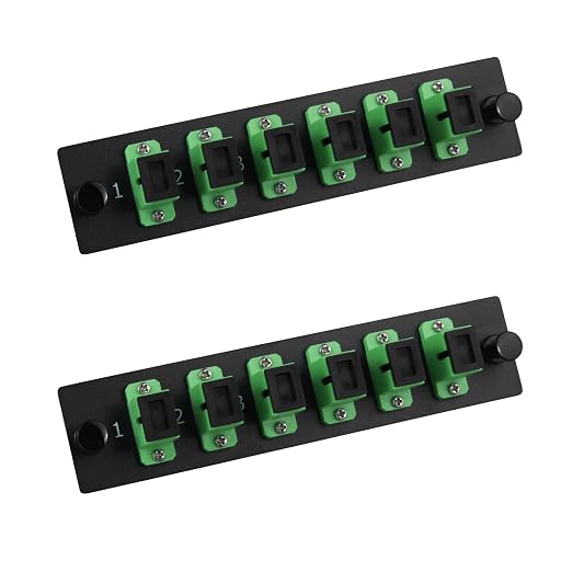 6 Simplex SCAPC Fiber Patch Panel by Duogaliaopticalfiberproduct