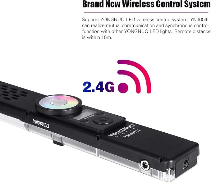 YONGNUO YN360 III YN360III LED Video Light 5600K, Handheld Photography Ice Light - Image 2