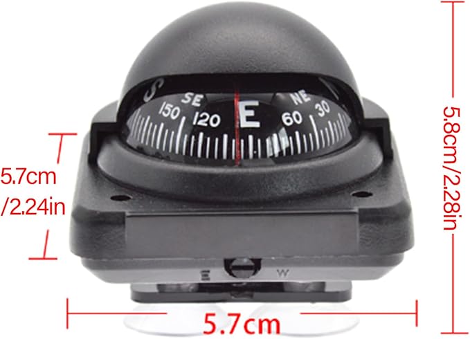Car Suction Cup Digital Compass, Dashboard Navigation Gauge - Image 5