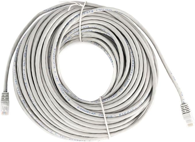 Monoprice Cat5e 100ft Gray Patch Cable UTP 24AWG 350MHz Pure Bare Copper - Image 4