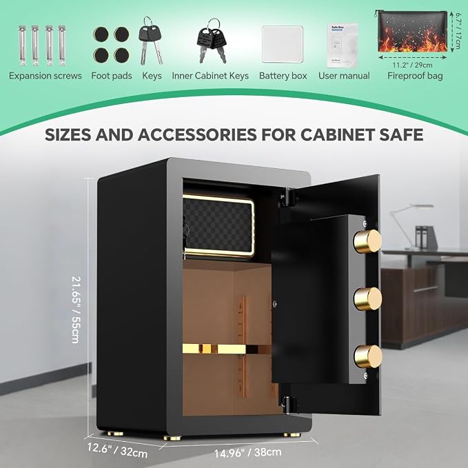 Safe Box with Digital Keypad & Alarm System - Image 9