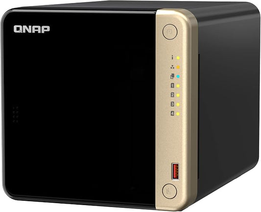 QNAP TS-464-8G-US 4 Bay High-Performance Desktop NAS by QNAP