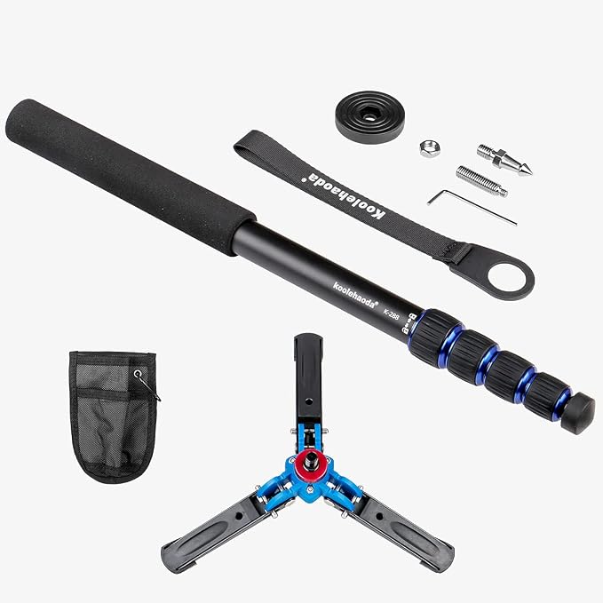 Koolehaoda Camera Monopod Stand 65inch Extendable Aluminum Monopod - Image 8