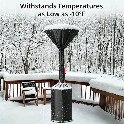 QH.HOME Patio Heater Cover, Waterproof Tear-Resistant 2p-89"x 33"x19" - Image 5