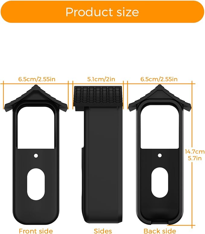 Silicone Cover for Blink Video Doorbell 2025 Waterproof Doorbell Cover - Image 8