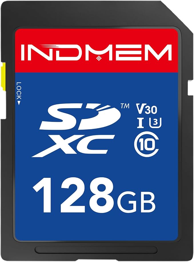 128GB SD Card, High Speed up to 90M/S, SDXC UHS-I Memory Cards, Full HD & 4K by elecacc