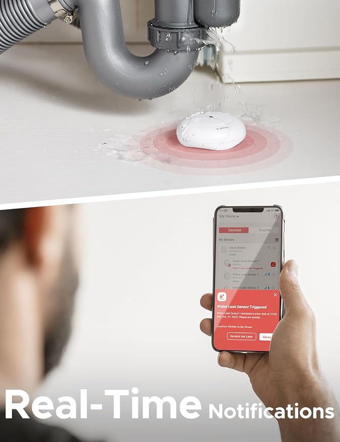 X-Sense Wi-Fi Water Sensor, Accessory - Image 4