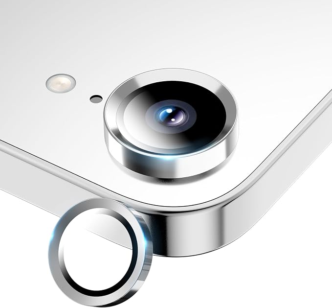 for iPhone 16e/iPhone 17e Camera Lens Protector, Tempered Glass Screen by WumigooProducts