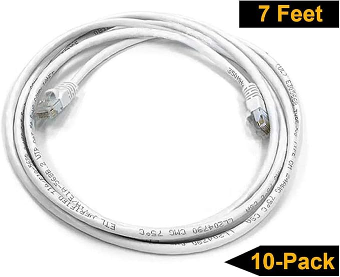 iMBAPrice 1' Cat5e Network Ethernet Patch Cable, 10 Pack - Image 4