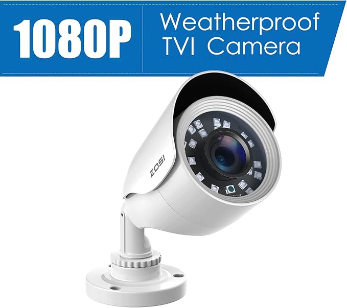 ZOSI 4 Pack HD-TVI 1920TVL 1080p Home Security Camera Outdoor Indoor, - Image 2