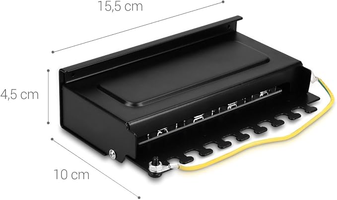 kwmobile 8 Port Patch Panel - Image 2