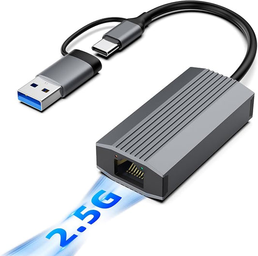 2.5G USB C USB 3.0 Ethernet Adapter, Ethernet Adapter by Rocketek
