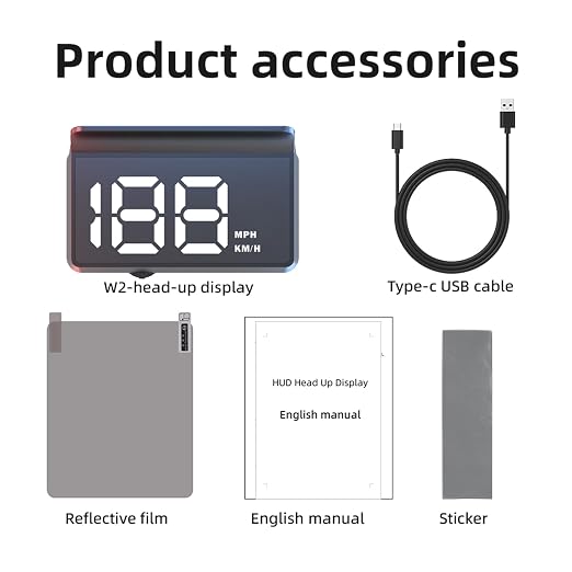 AZIJYV W2 White Heads Up Display - Image 9