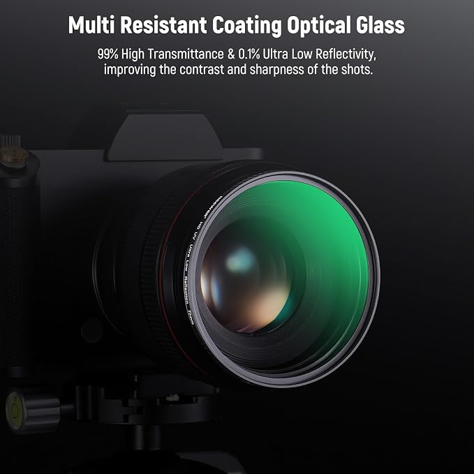 NEEWER 77mm Ultra Low Reflectivity UV Lens Filter, UV Protection Filter - Image 5