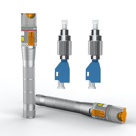 2PCS Visual Fault Locator with FC/LC Adapter Kit, VFL Include Single Mode by ProfessionalFiberNetworkDevicemanufacturer