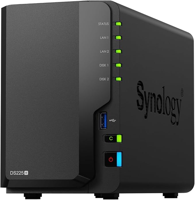 Synology DS225+ Private Cloud Media Server by Synology