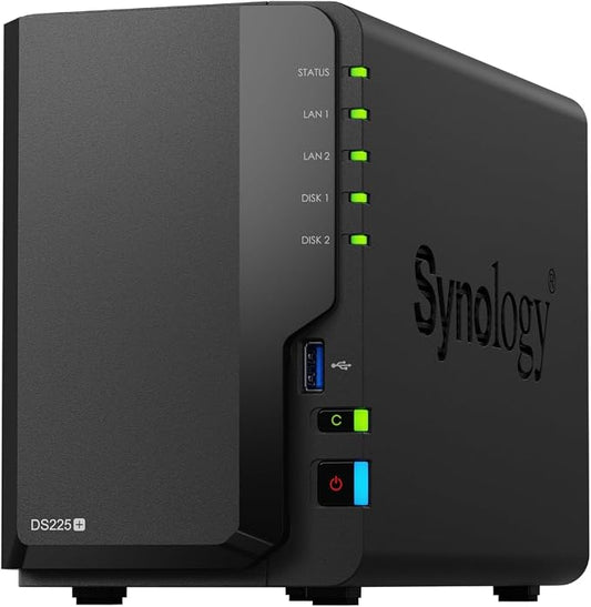 Synology DS225+ Private Cloud Media Server by Synology