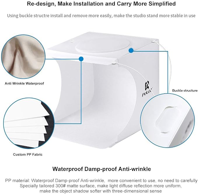 Mini Photo Studio Super Bright Photography Light Box Lightbox Portable Shooting - Image 4