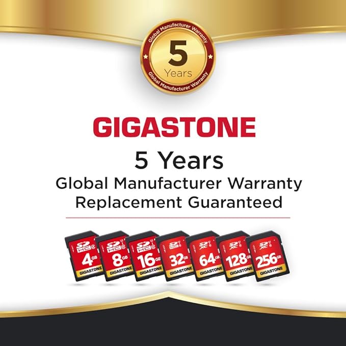 GIGASTONE 32GB SD Card 10-Pack UHS-I U1 Class 10 SDHC Memory Card High-Speed - Image 7