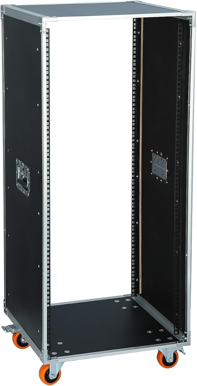 AV Gear Rack 24U Home Audio & Video Stage Stereo Equipment Storage Cabinet - Image 2