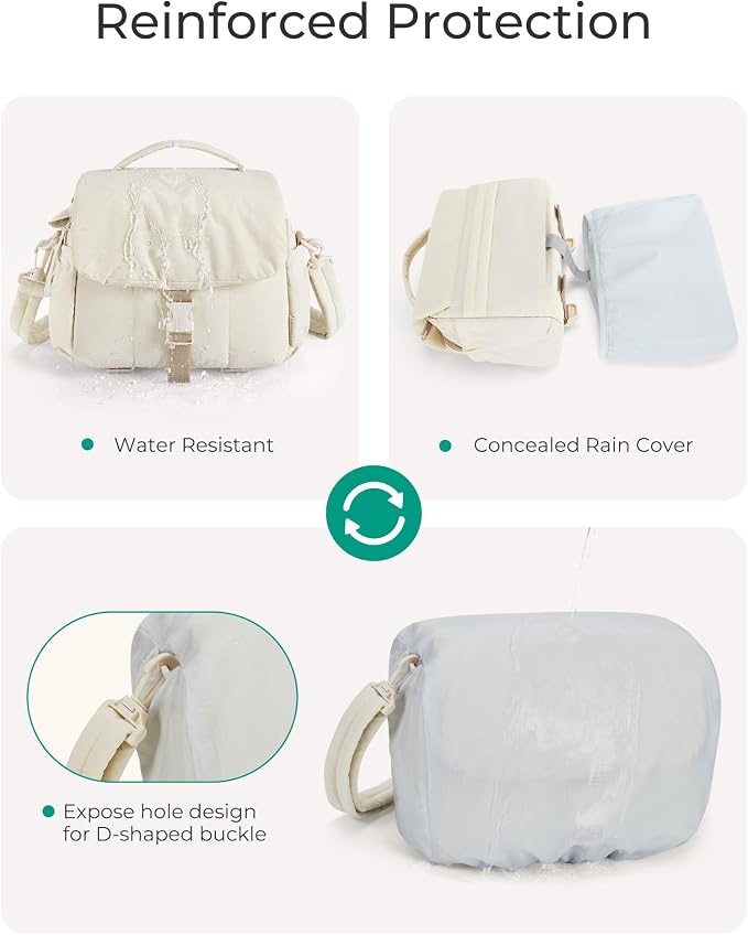 BAGSMART Small Camera Bag, DSLR Camera Case - Image 5