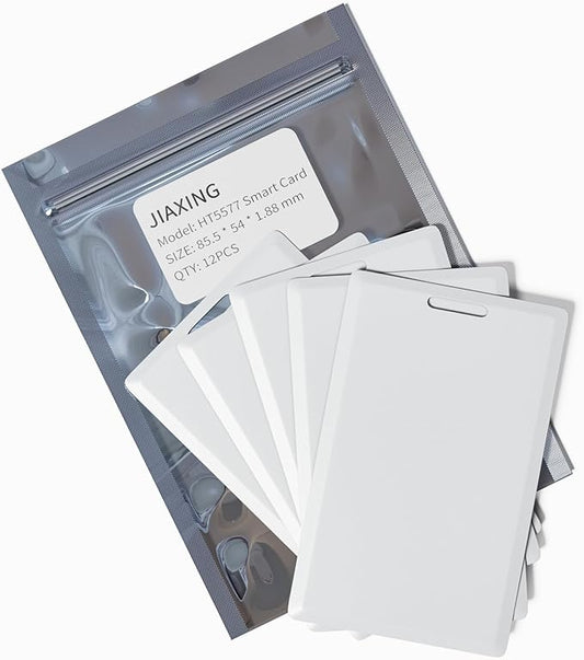 12 PCS T5577 Thick Smart Cards, Contactless 125khz RFID Rewritable Proximity by BABIQT