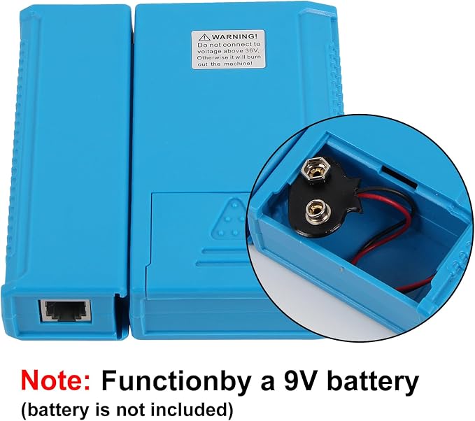 2Pcs LAN Cable Tester RJ45 RJ11 RJ12 Network Ethernet Tester - Image 4