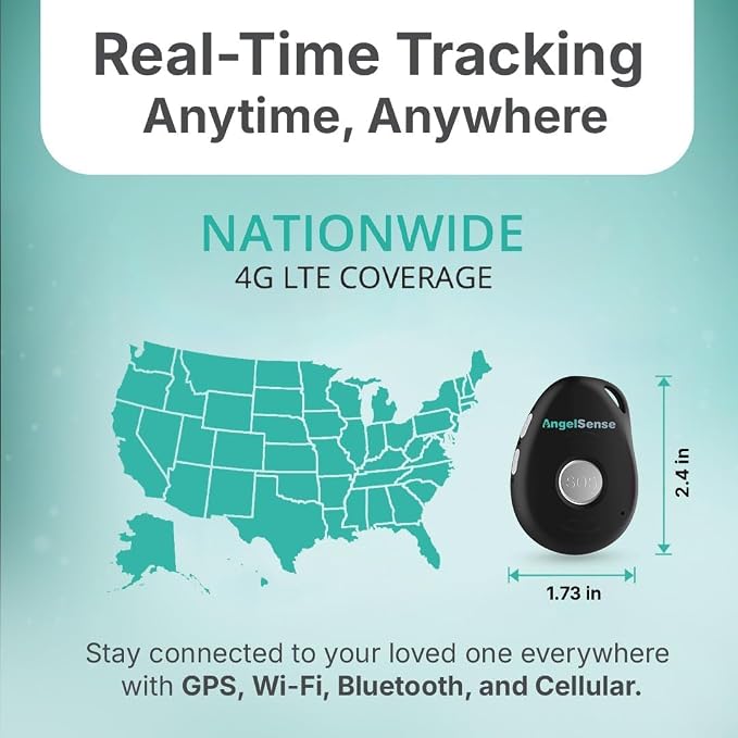 AngelSense Safety Monitor with 1-Year Service Included | GPS Tracker - Image 3
