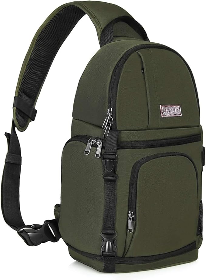 MOSISO Camera Sling Bag, DSLR/SLR/Mirrorless Camera Backpack Case Shockproof by MOSISO