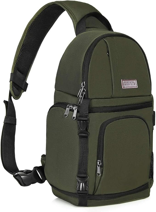MOSISO Camera Sling Bag, DSLR/SLR/Mirrorless Camera Backpack Case Shockproof by MOSISO