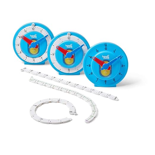 hand2mind Advanced NumberLine Clock, Number Line - Image 9