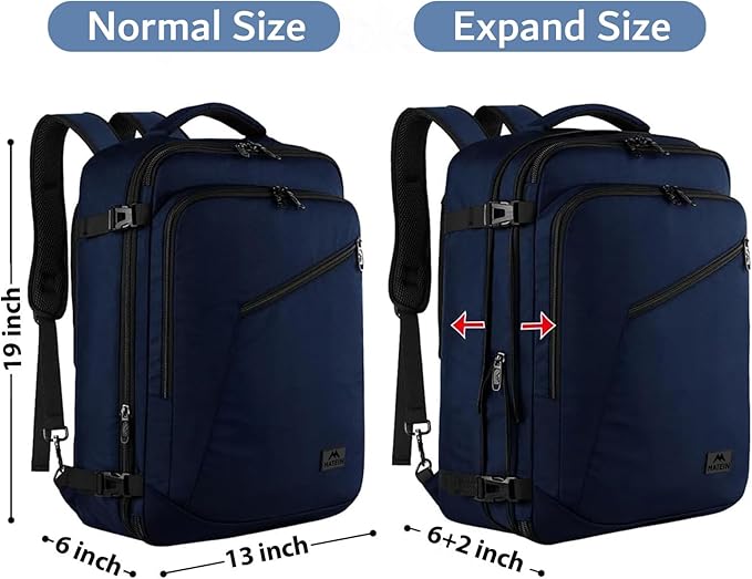 MATEIN Weekender Backpack, Large Capacity Travelling Suitcase Backpack - Image 5