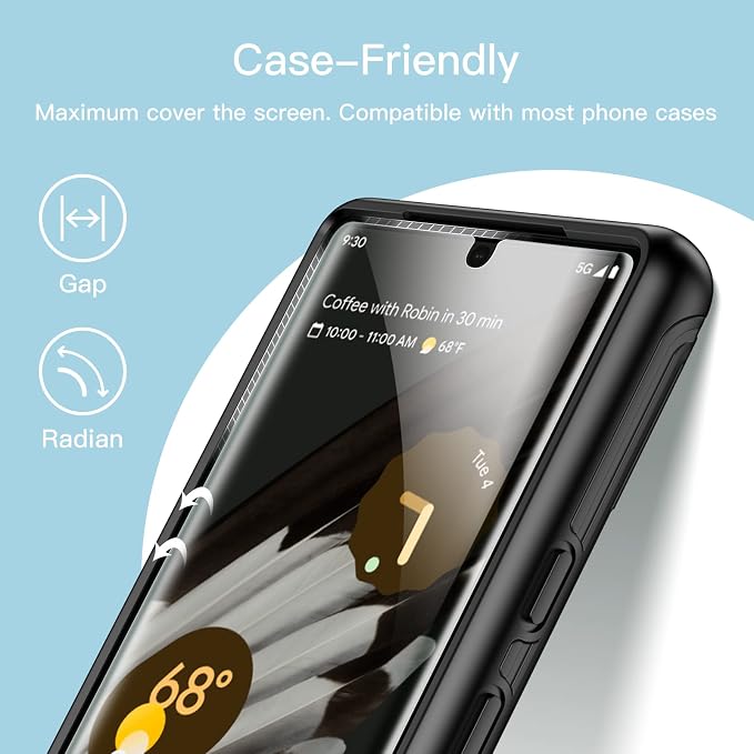 JETech Screen Protector for Google Pixel 7 Pro - Image 7