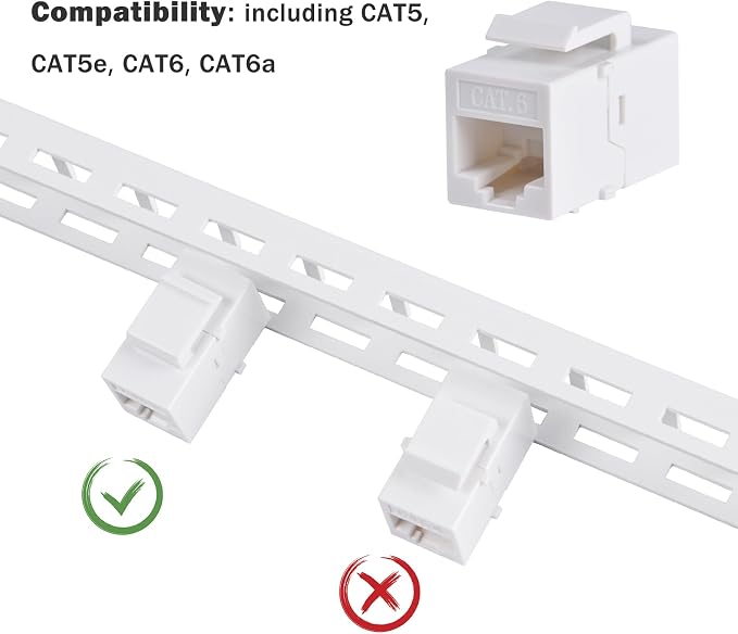 GeeekPi 10 inch 0.5U 12 Port Blank Keystone Patch Panel - Image 2
