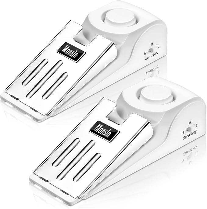 Door Stop Alarm, Door Stopper by Monsin