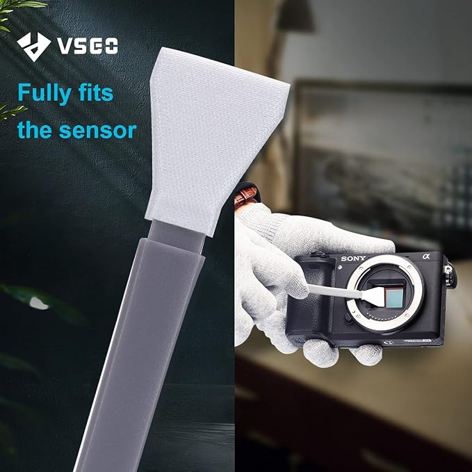 VSGO 12pcs APS-C Camera Sensor Cleaning Kit, Sensor Cleaning Swabs, Compatible - Image 3