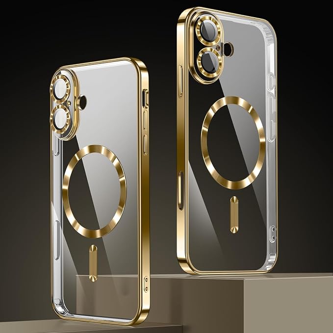 Magnetic Glossy Case for iPhone 17, iPhone17 Phone Case Slim Clear Luxury - Image 2