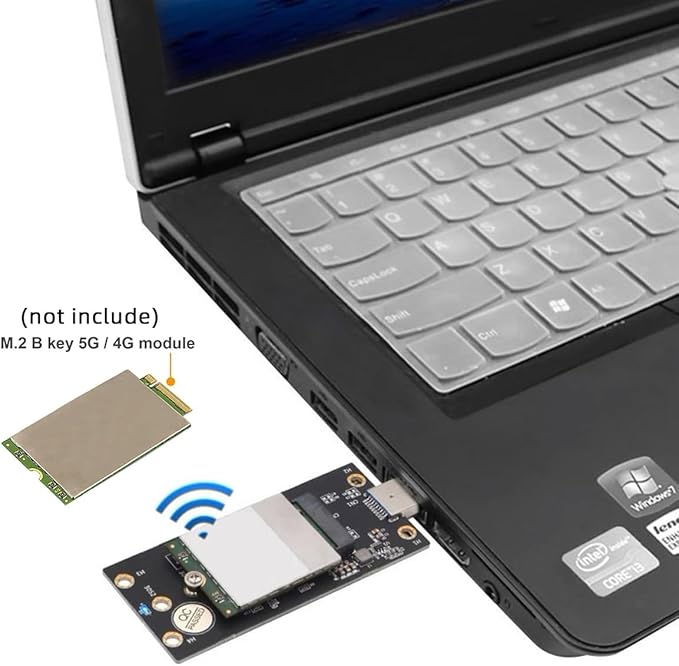 M.2 Key-B WWAN to USB 3.0 Adapter Riser Card w SIM Slot - Image 6