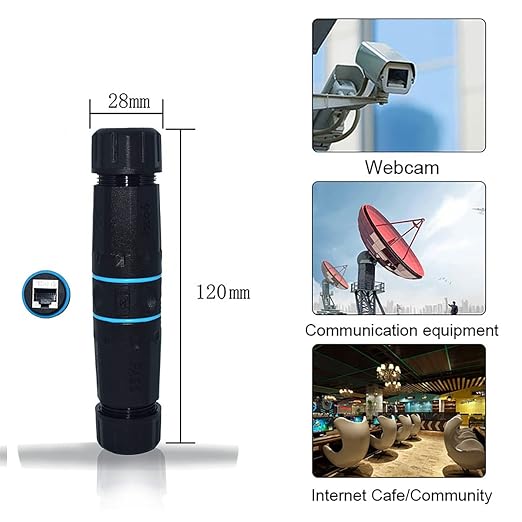 ZUZONG IP68 Waterproof RJ45 Coupler Shielded Pure Copper Ethernet Coupler - Image 4