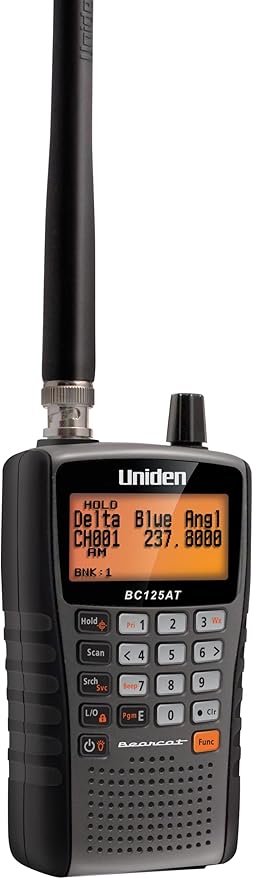 Uniden Bearcat BC125AT Handheld Scanner, 500-Alpha-Tagged Channels, Close Call by Uniden