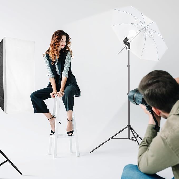EMART 8.5FT Photography Green Screen Background Reflector Light Stand, 2 Pack - Image 8