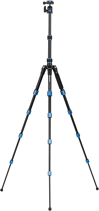 Benro Slim Travel Aluminum Tripod Kit – Lightweight 5-Section Tripod - Image 3