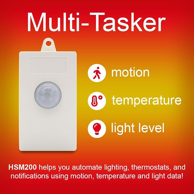 HomeSeer Smart Motion, Temperature & Light Sensor, AC Powered, Z-Wave Plus - Image 3