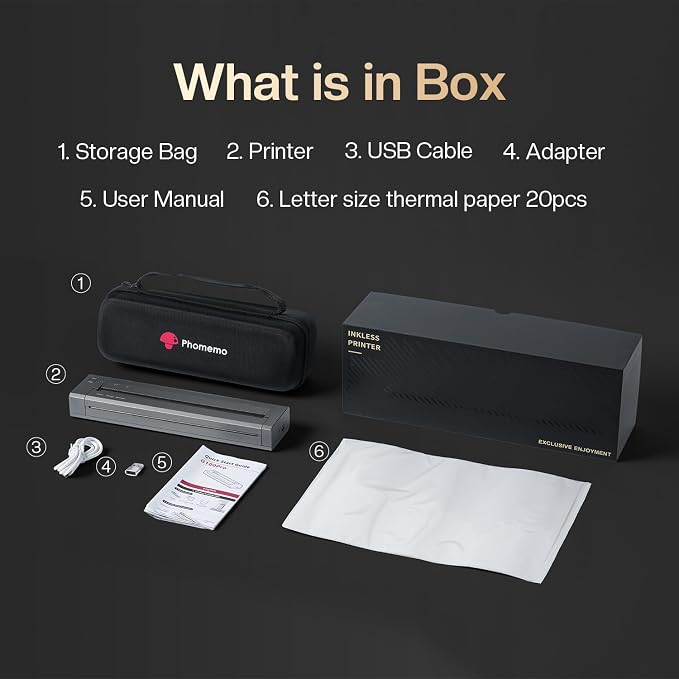Phomemo G100 Pro WiFi Direct Print Portable Printers Wireless - Image 8