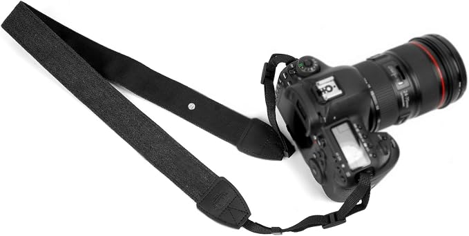Camera Strap Canvas Black Shoulder Strap - Image 7