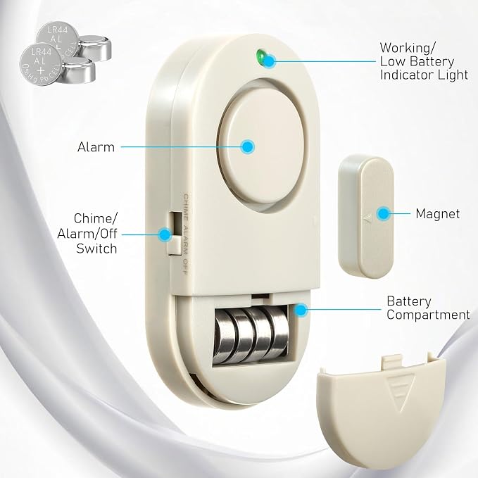 Door Window Alarm, 120DB Window Alarms - Image 2