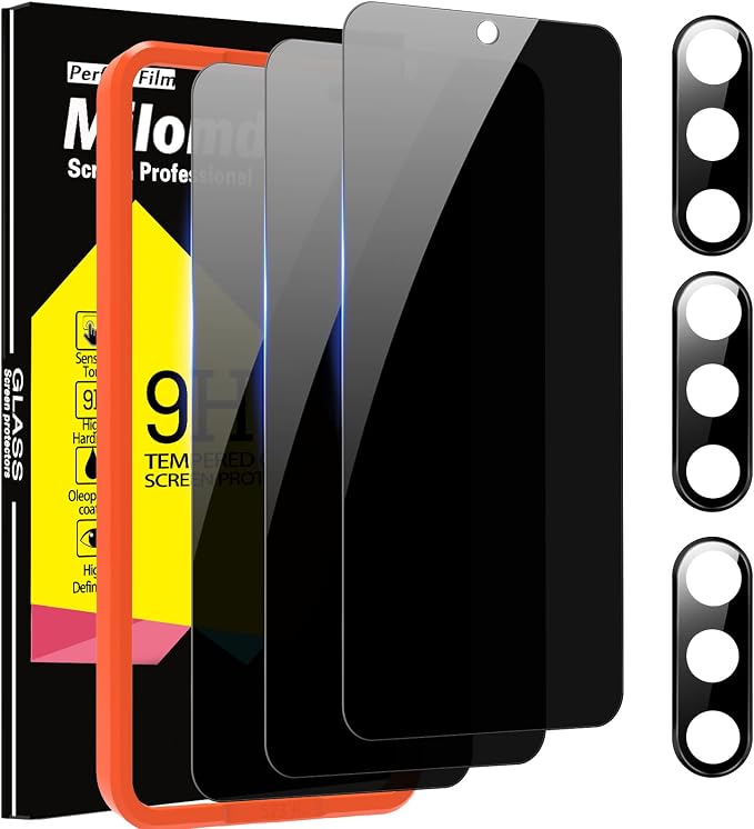 Milomdoi for Samsung Galaxy S23 Plus S23+ Privacy Screen Protector Tempered by Milomdoi