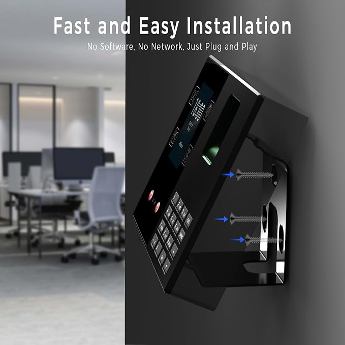 Time Clocks for Employees Small Business, Face + Fingerprint + Palm + PIN - Image 7