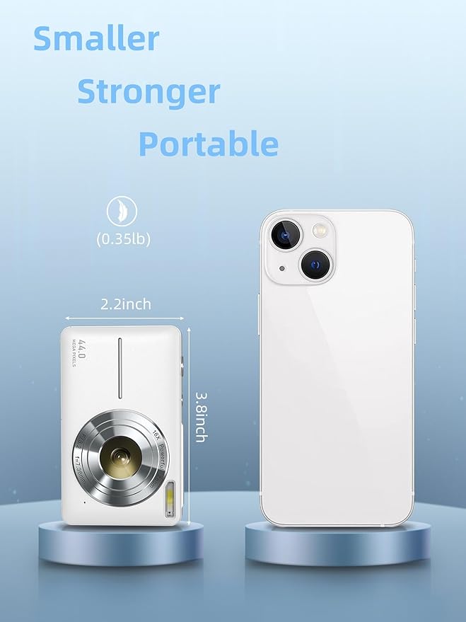 Camkory Digital Camera for Kids，Teens and Starters, FHD 1080P Point and Shoot - Image 6